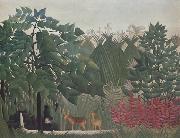 The Waterfall Henri Rousseau